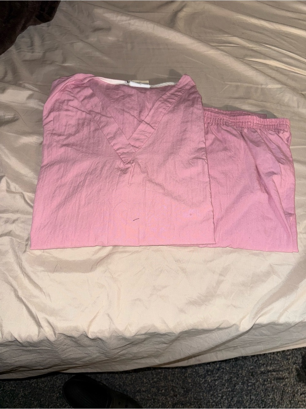 Tafford Pink V-Neck Women's Top